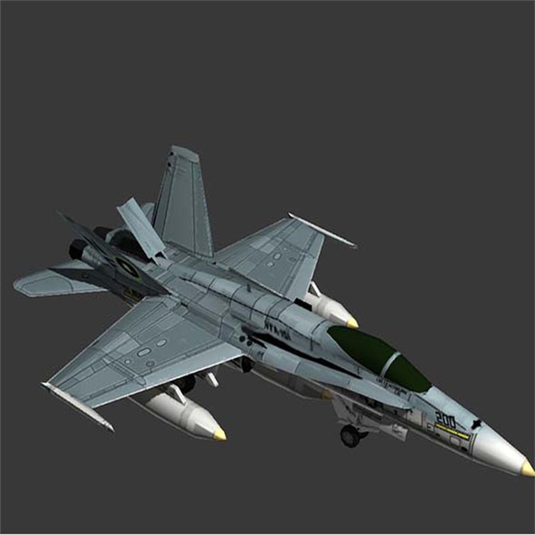 吐鲁番3D舰载战斗机模型